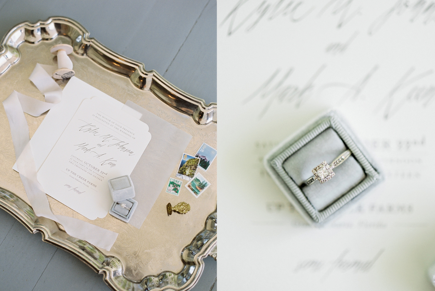  wedding invitation ideas, white wedding invitations, white wedding palette ideas, ring box, engagement ring ideas