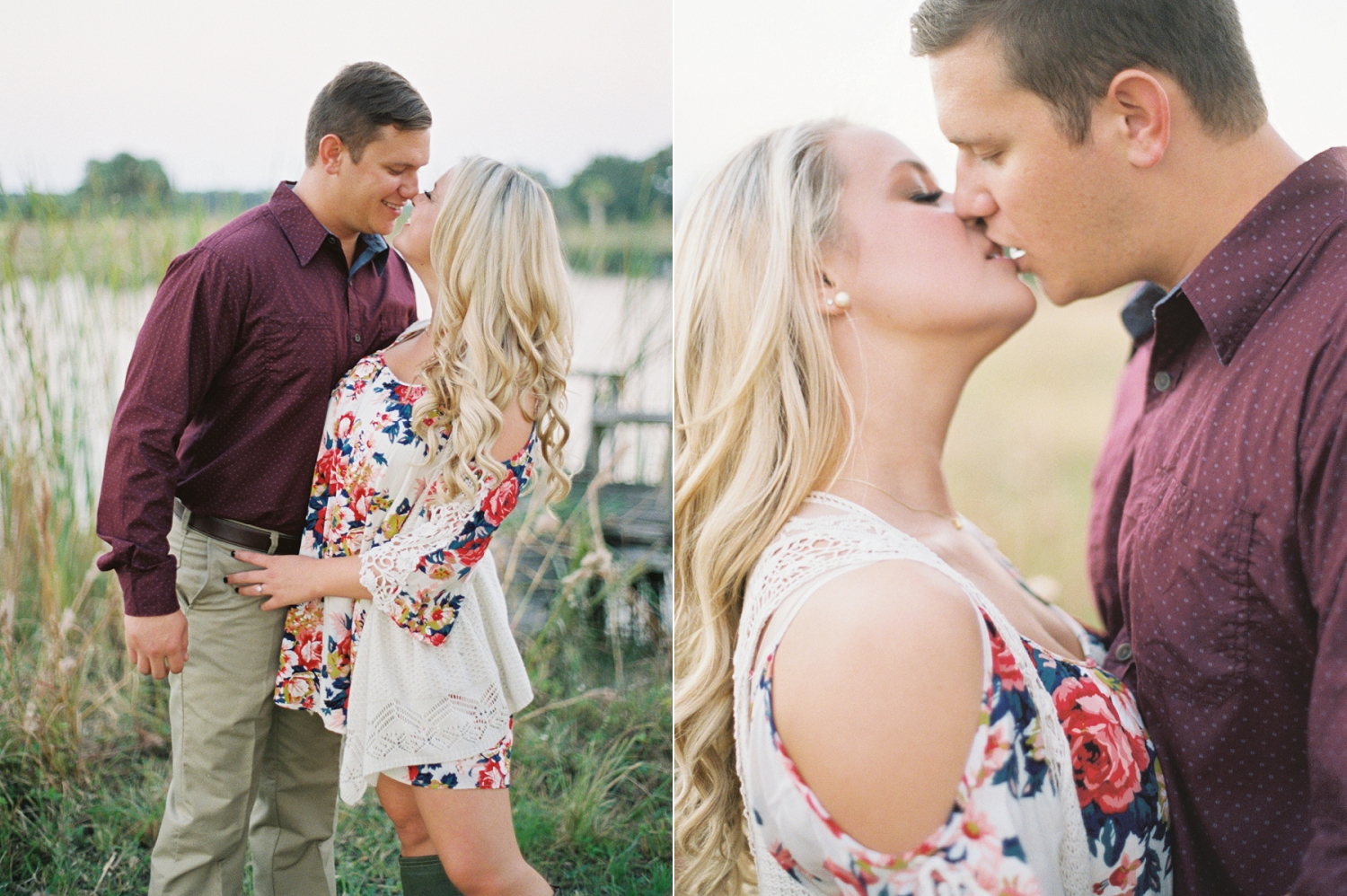 countryside engagement pictures - romantic engagement pictures
