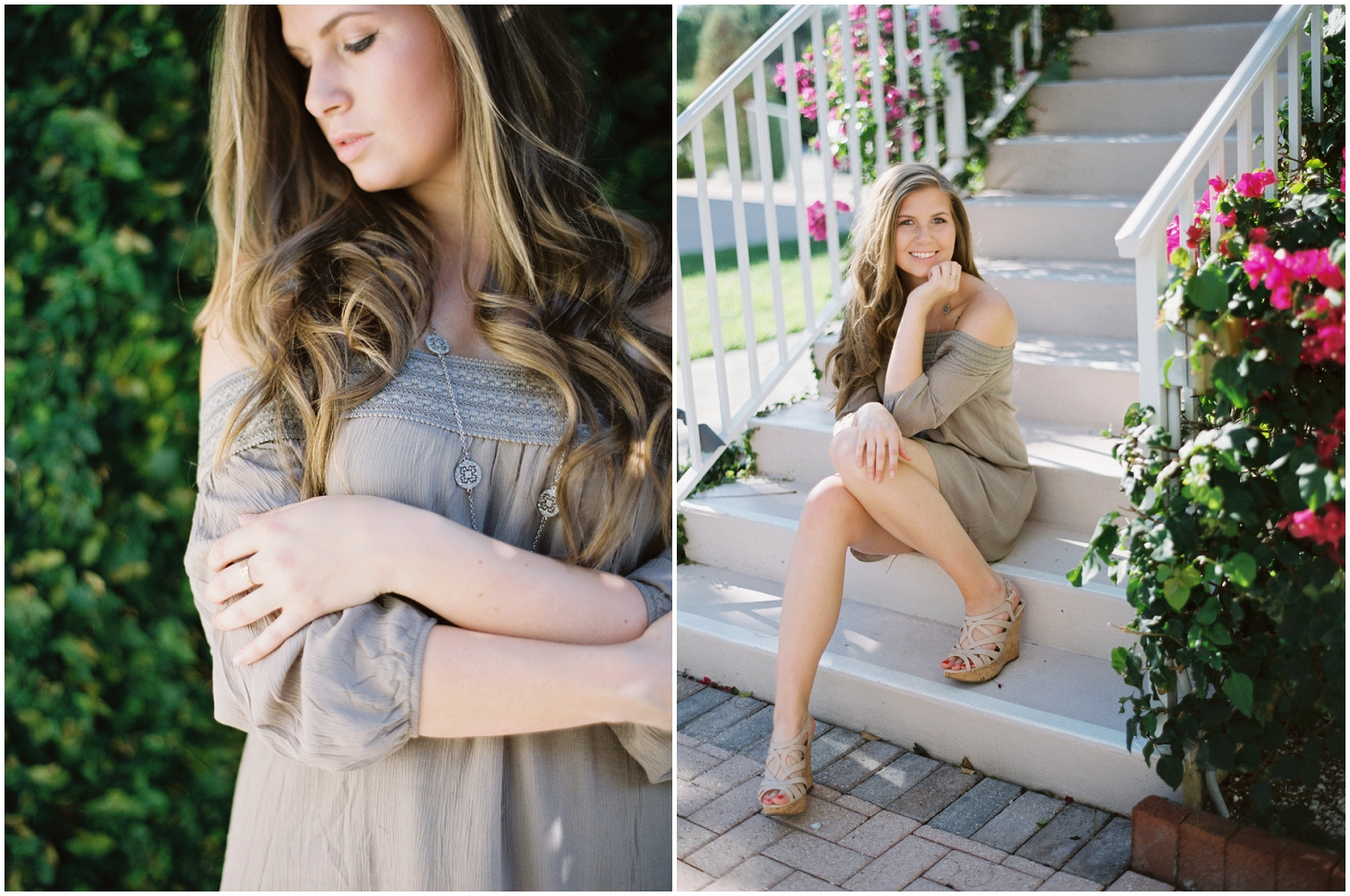 senior girl pictures, senior session outfit ideas
